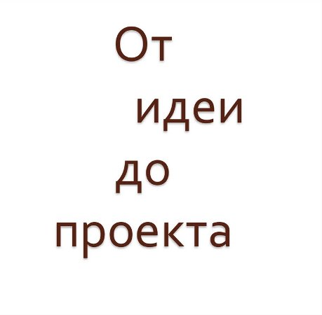 Обучающий семинар "От Идеи до Проекта"